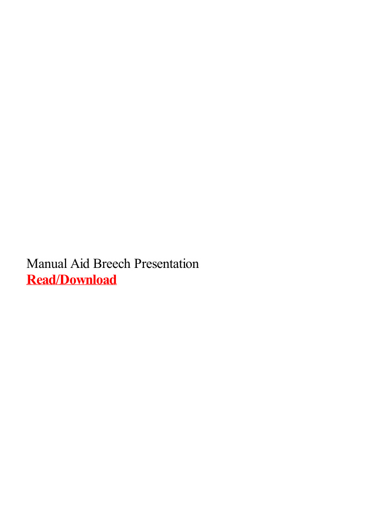 manual aid breech presentation