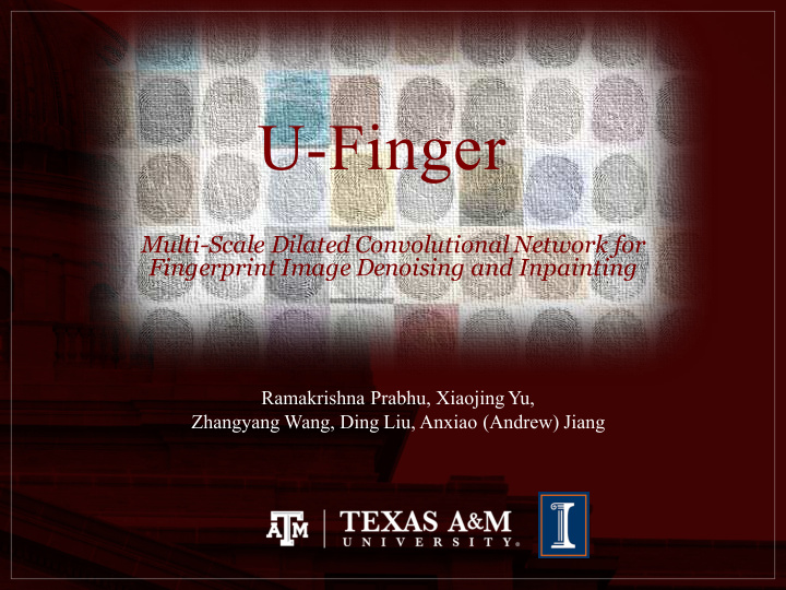 u finger
