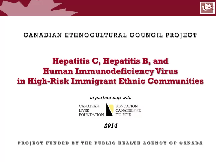 hepatitis c hepatitis b and human immunodeficiency virus