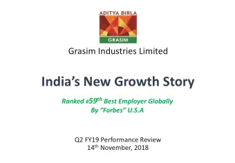 Indias New Growth Story Ranked # 59 th Best Employer Globally By Forbes U.S.A  Q2 FY19