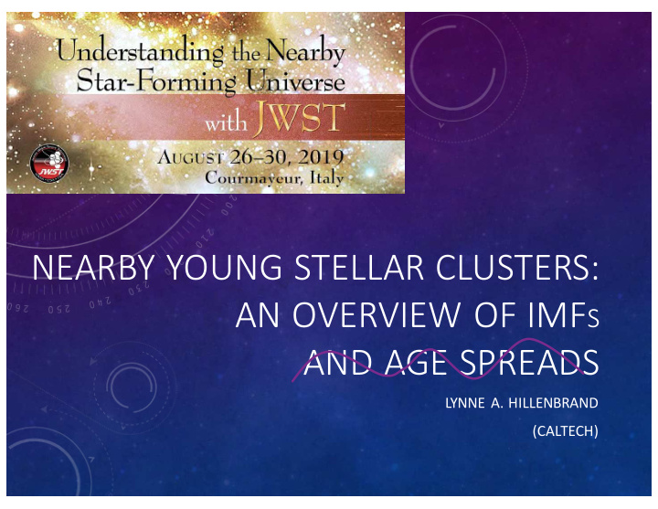nearby young stellar clusters