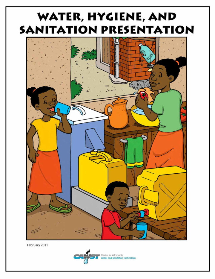 water hygiene and sanitation poster presentation