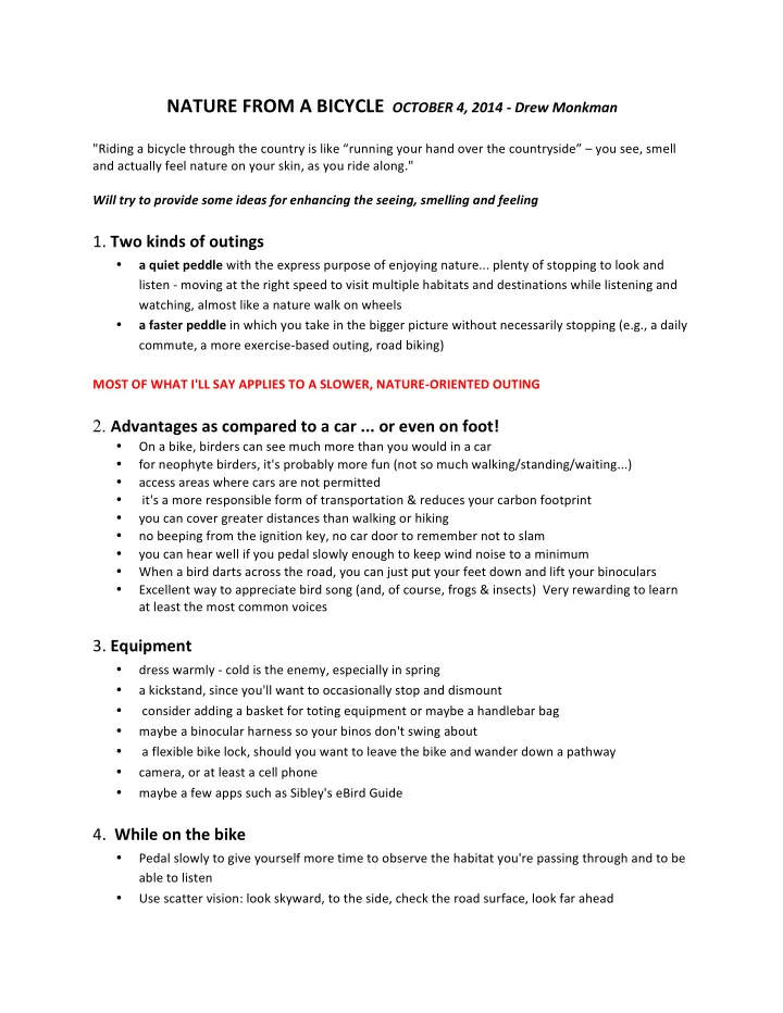 5 things to pay attention general