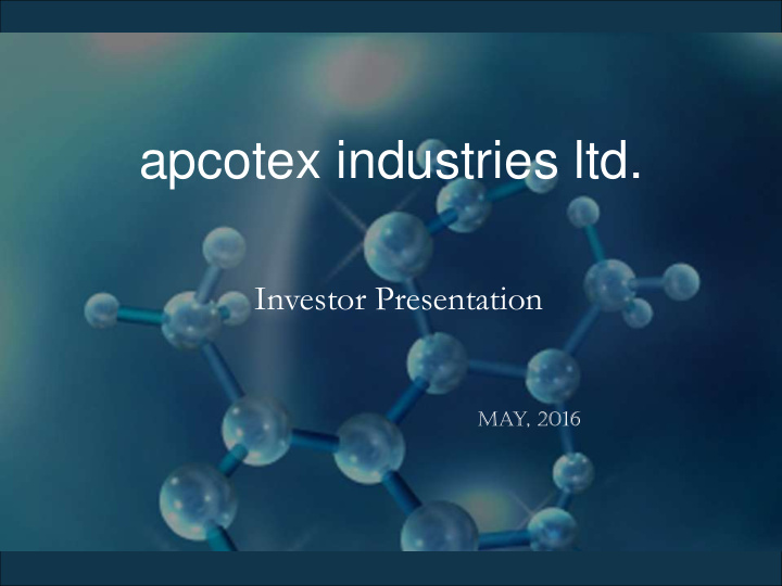 apcotex industries ltd