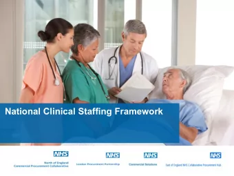National Clinical Staffing Framework  Introductions  The Agenda  About NHS Collaborative