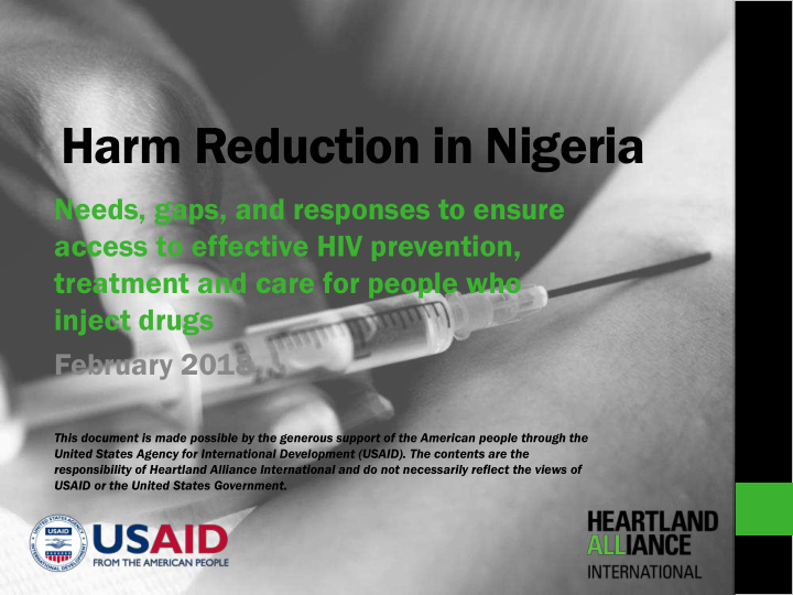 harm reduction in nigeria