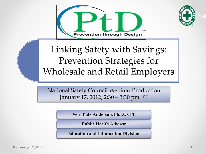 linking safety with savings prevention strategies for