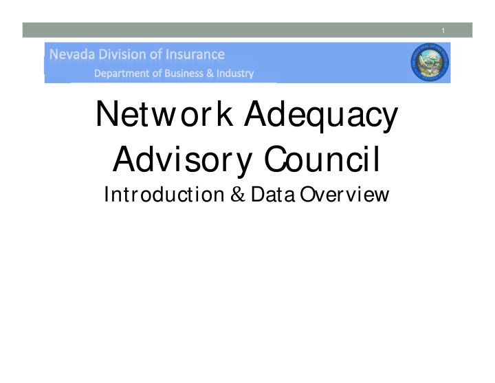 advisory council