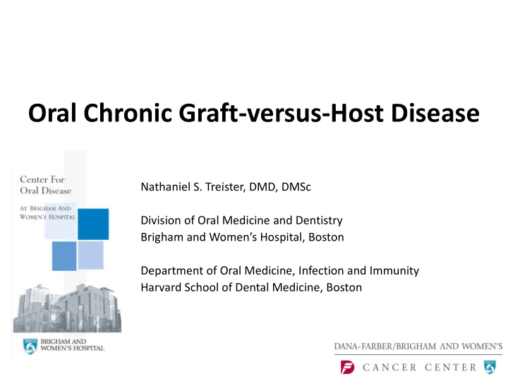 oral chronic graft versus host disease