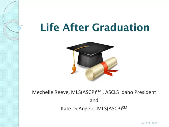 life after graduation