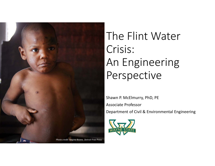 the flint water crisis an engineering perspective