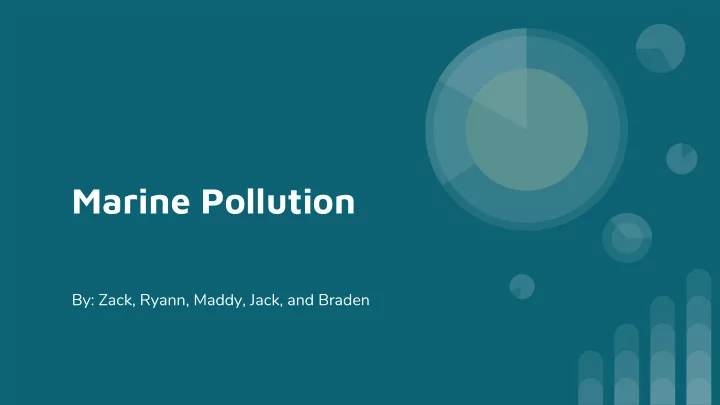 marine pollution