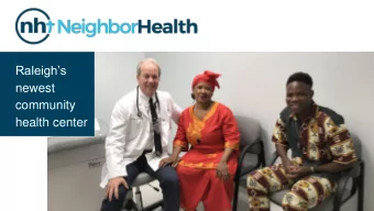 newest  community  health center  Mission  Serving Christ by  loving our neighbors  through the