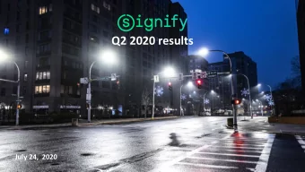 Q2 2020 results  July 24,  2020  Important information  Forward-Looking Statements and Risks &amp;