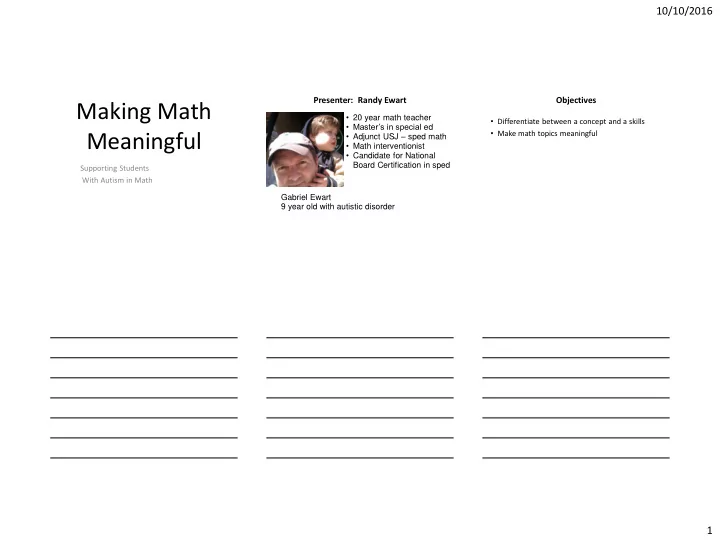 making math
