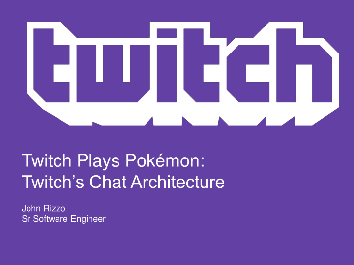 twitch s chat architecture