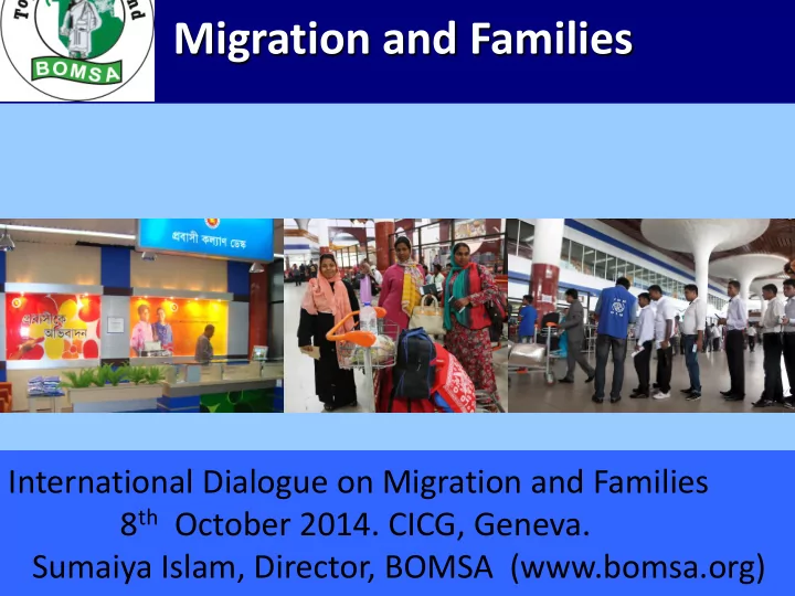 migration and families