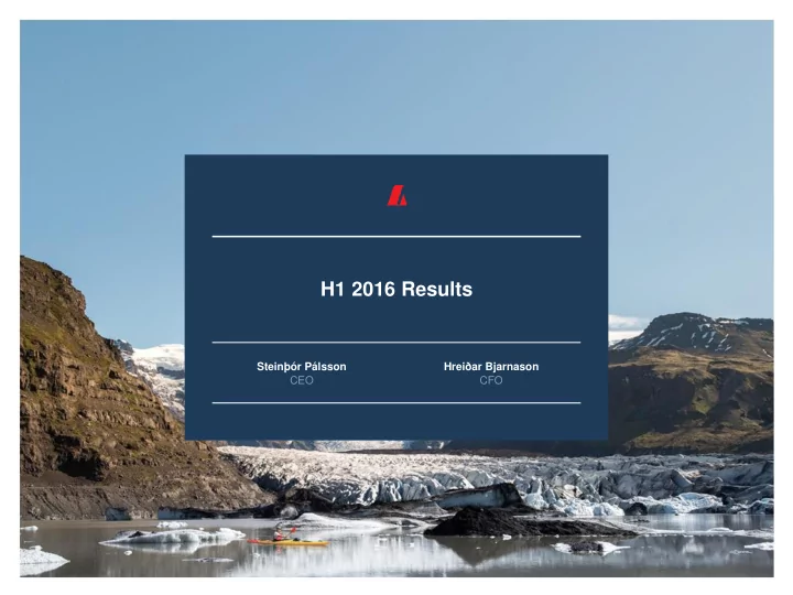 h1 2016 results
