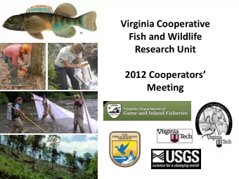 Research Unit  2012 Cooperators  Meeting  2011-2012 Metrics  21 peer-reviewed publications