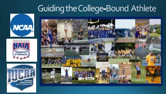 College Athletic Opportunities  NJCAA  (National Junior College Athletic Association)  440