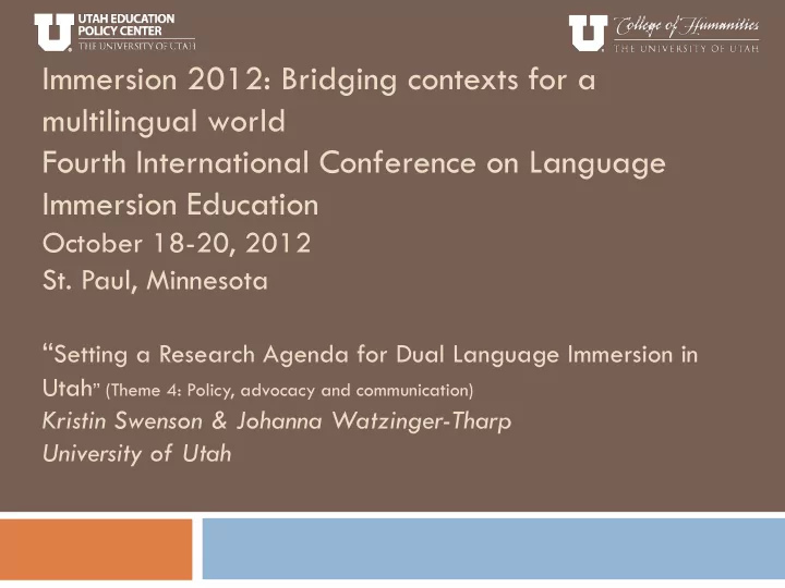 multilingual world