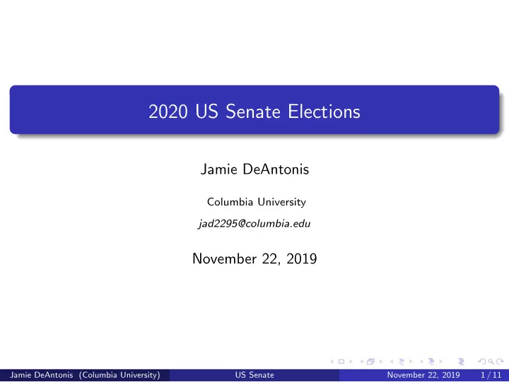 2020 us senate elections