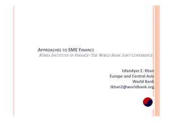 , Capacity  building can improve SME management capacity, market  knowledge expertise and make