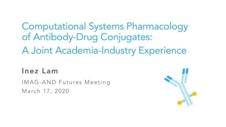 computational systems pharmacology of antibody drug