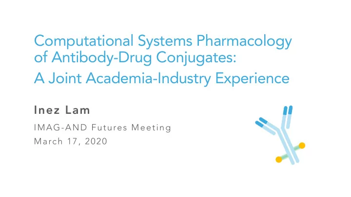 computational systems pharmacology of antibody drug