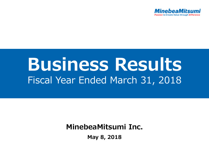 business results