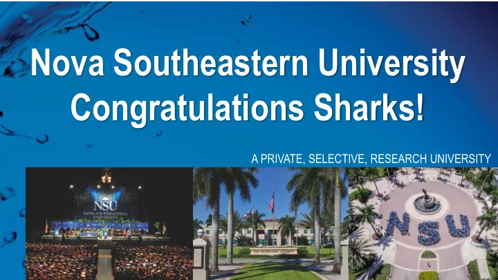 nova southeastern university