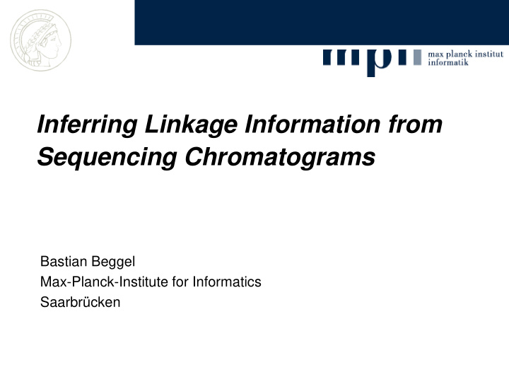 inferring linkage information from sequencing