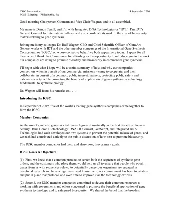 Good morning Chairperson Gutmann and Vice Chair Wagner, and to all assembled.  My name is Damon