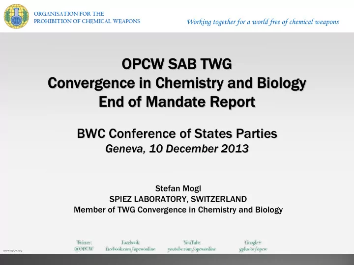 opcw sab twg opcw sab twg opcw sab twg opcw sab twg