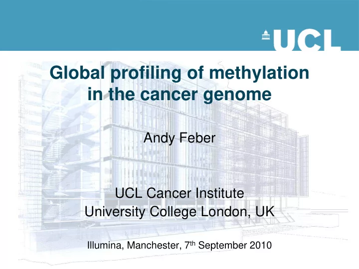 in the cancer genome