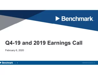 Q4-19 and 2019 Earnings Call  February 6, 2020 | 1  Forward-Looking Statements  Non-GAAP Financial