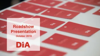 Presentation  October 2019  1  Disclaimer  This document does not constitute a purchase, sale or