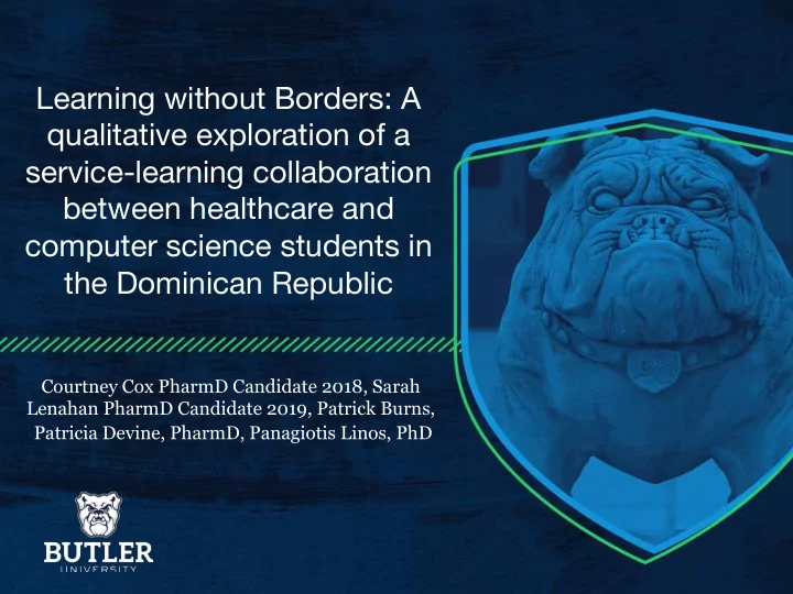 learning without borders a qualitative exploration of a
