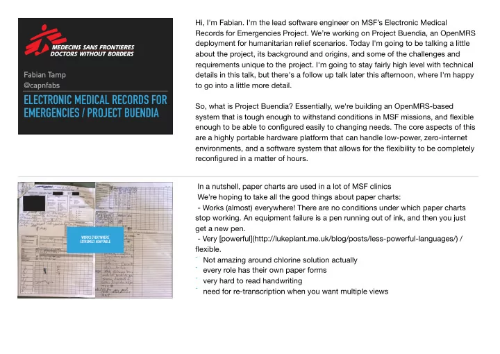 electronic medical records for