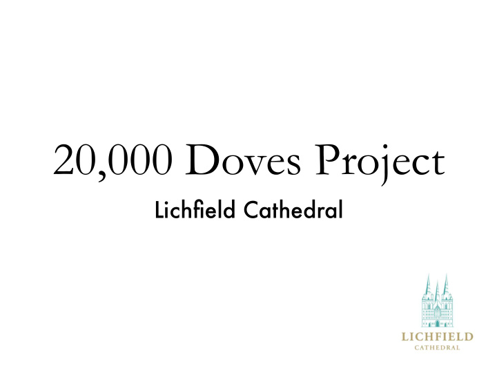20 000 doves project