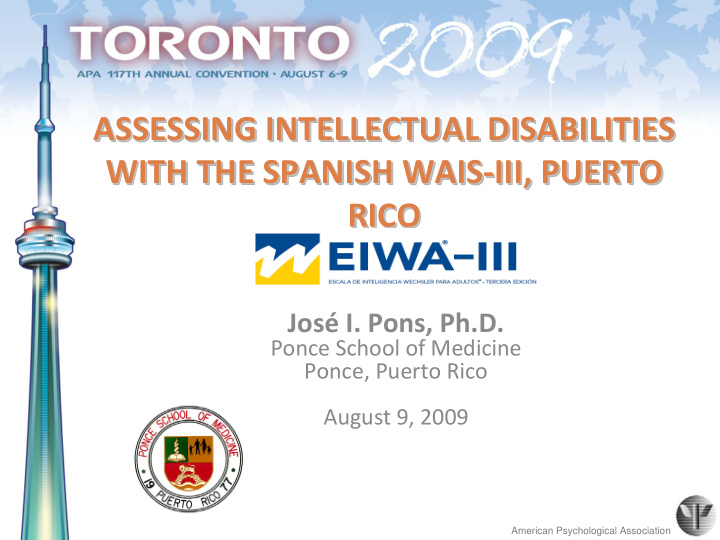 assessing intellectual disabilities assessing
