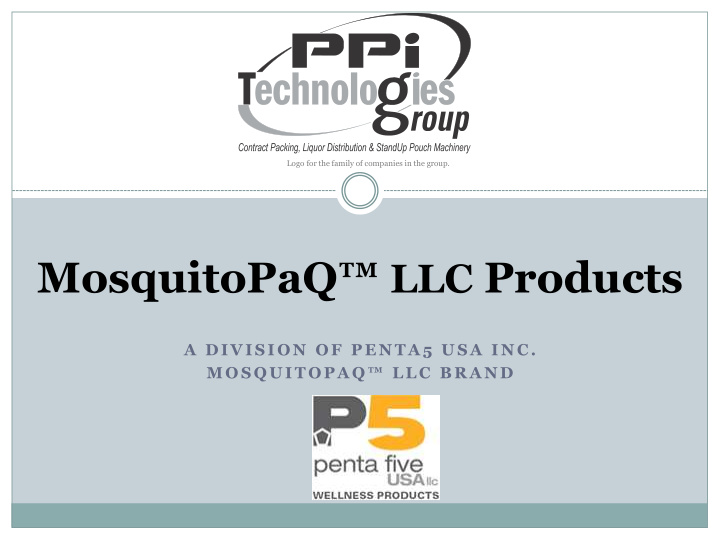mosquitopaq llc products