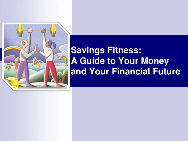 a guide to your money