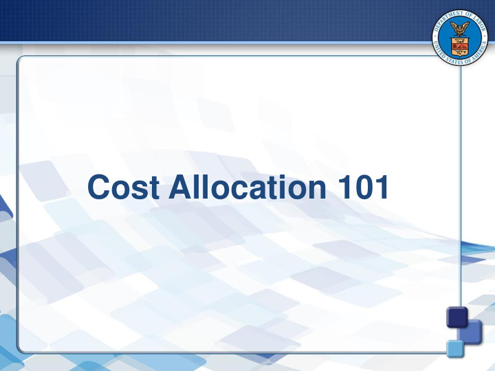 cost allocation 101 uniform guidance vs omb circulars