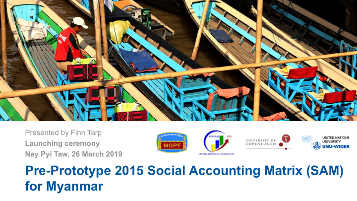 pre prototype 2015 social accounting matrix sam for