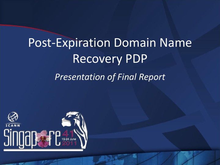 post expiration domain name