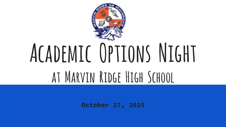 academic options night