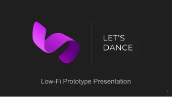 Low-Fi Prototype Presentation  1  Overview  1.  Team Mission Statement  2.  Concept and UI