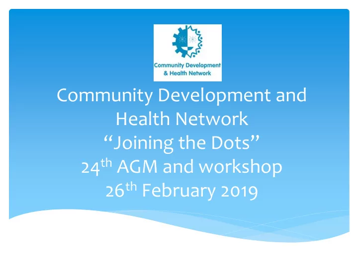 community development and