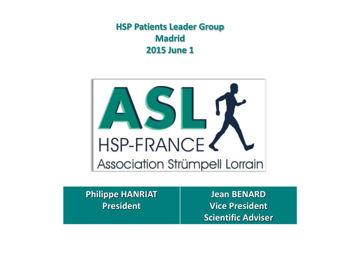 hsp patients leader group
